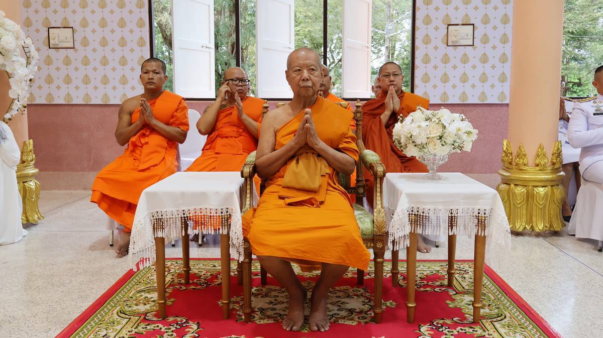 title - ส.ป.ก.ระนอง ร่วมพิธีบำเพ็ญกุศลปัญญาสมวาร 50 วัน เพื่ออุทิศถวายเป็นพระราชกุศล สมเด็จพระนางเจ้าสิริกิติ์ พระบรมราชินีนาถ พระบรมราชชนนีพันปีหลวง